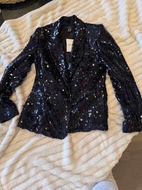 Forever 21 Black Sequin Blazer